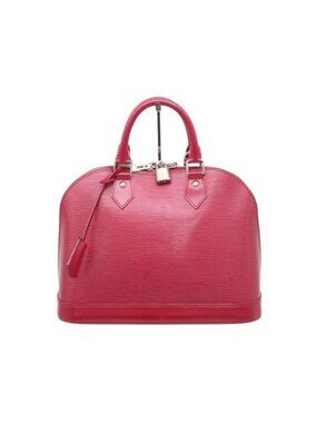 Louis Vuitton Handbag Alma PM Fuchsia Epi Silver
